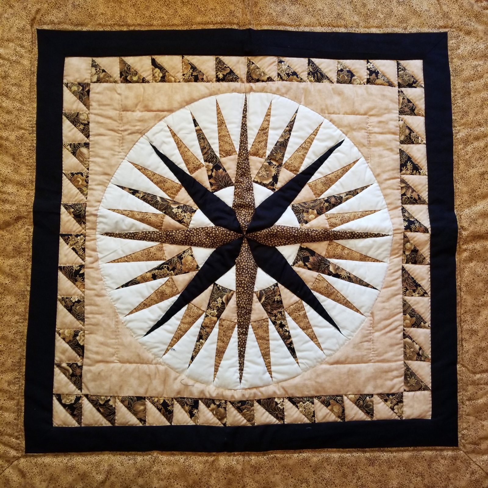 Mariner's Compass Wall Hanging Family Farm Handcrafts Handmade