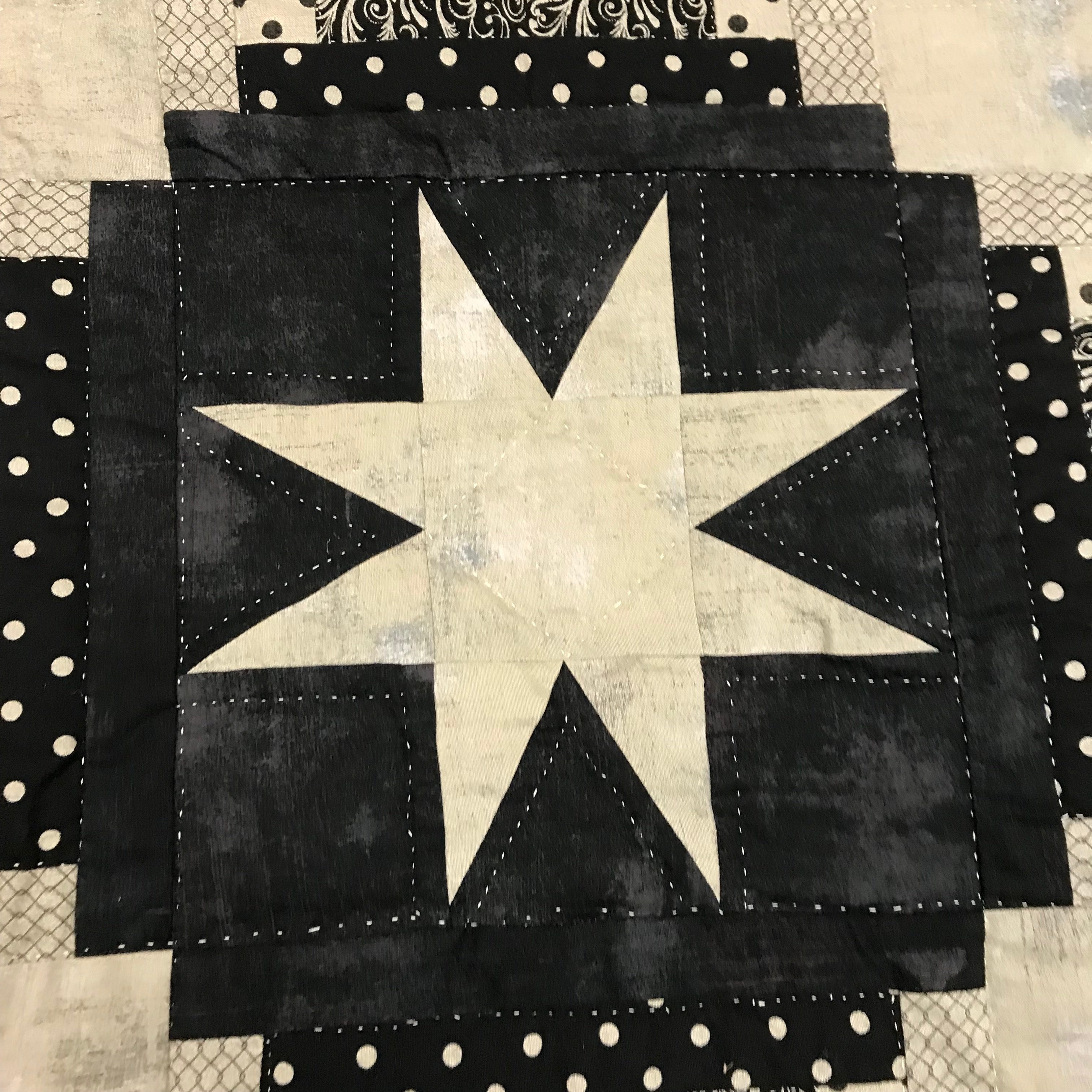 Eight Point Star Quilt Family Farm Handcrafts Handmade Queen