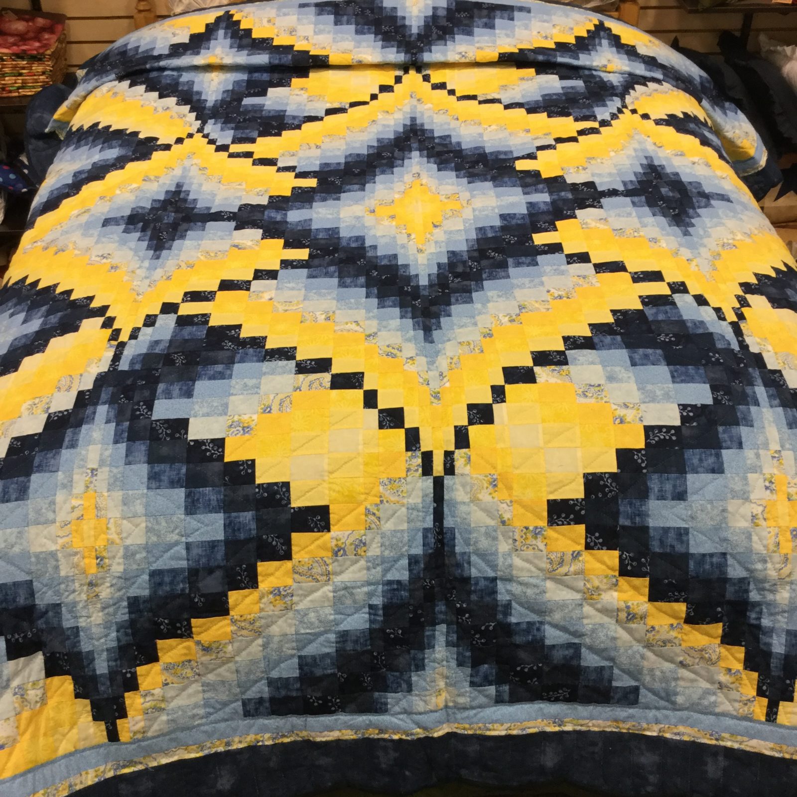 Diamond Jubilee Quilt Queen Sized Family Farm Handcrafts