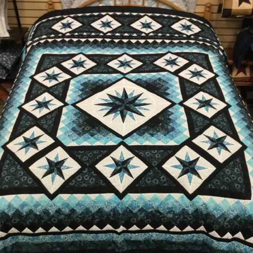 Starry Night Quilt - Queen - Family Farm Handcrafts