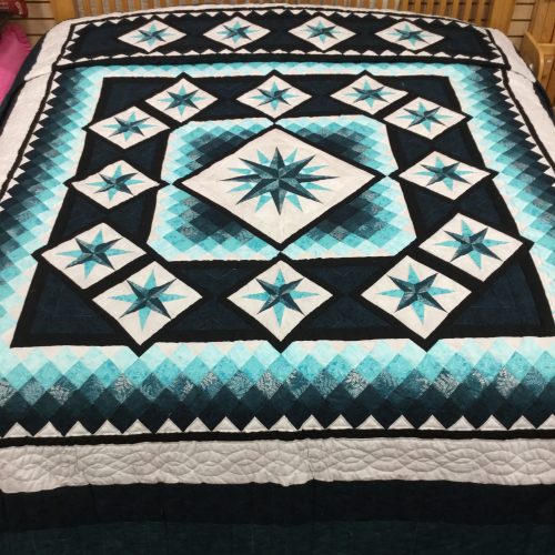 Starry Night Quilt - King - Family Farm Handcrafts