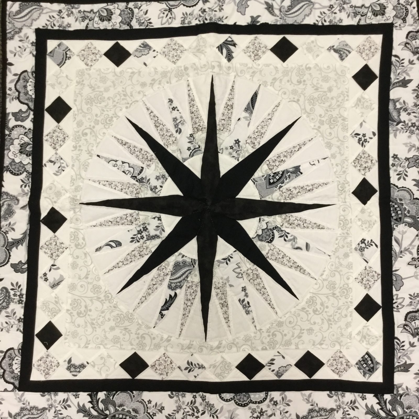 Mariner's Compass Wall Hanging Family Farm Handcrafts