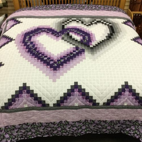 Linking Hearts Quilt - King - Family Farm Handcrafts