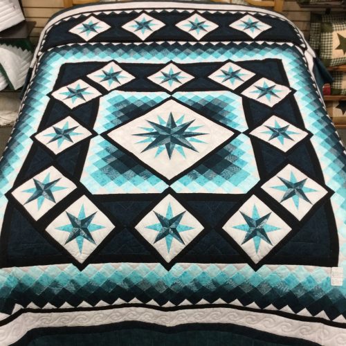 Starry Night Quilt - Queen - Family Farm Handcrafts