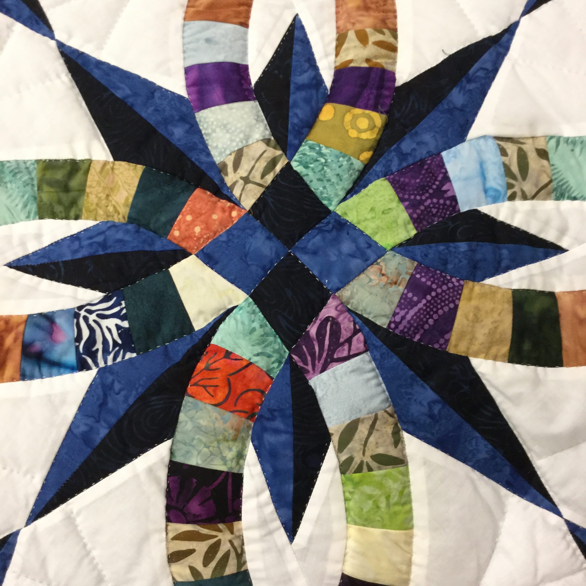 Star Wedding Ring Quilt Queen Family Farm Handcrafts