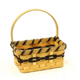 Woven basket for key - medium key basket with handle