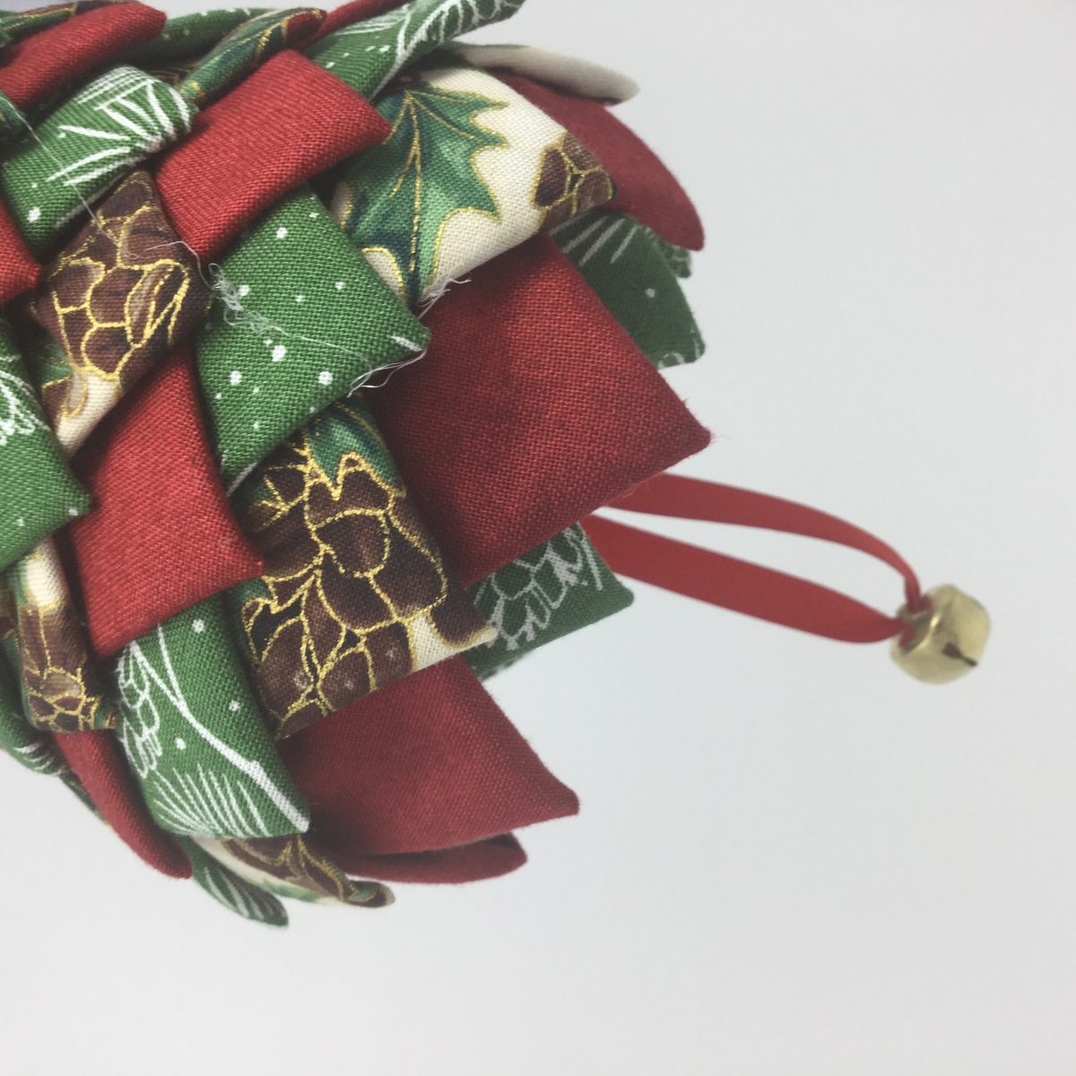 Folded Fabric Bell Family Farm Handcrafts Handmade Gift Ideas