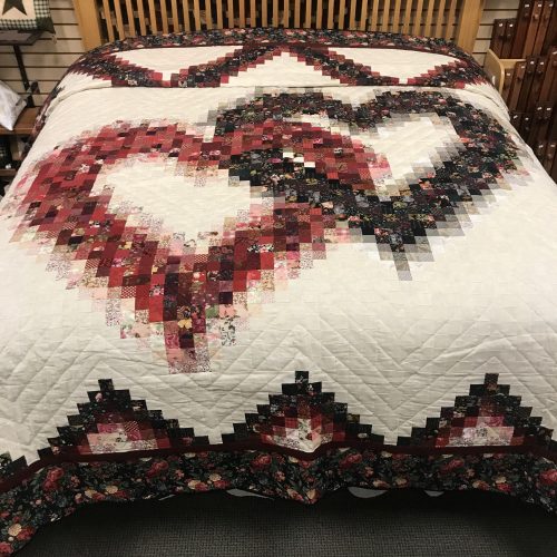Linking Hearts Quilt-King-Family Farm Handcrafts