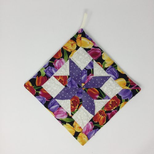 Quilted Star Potholders-Family Farm Handcrafts