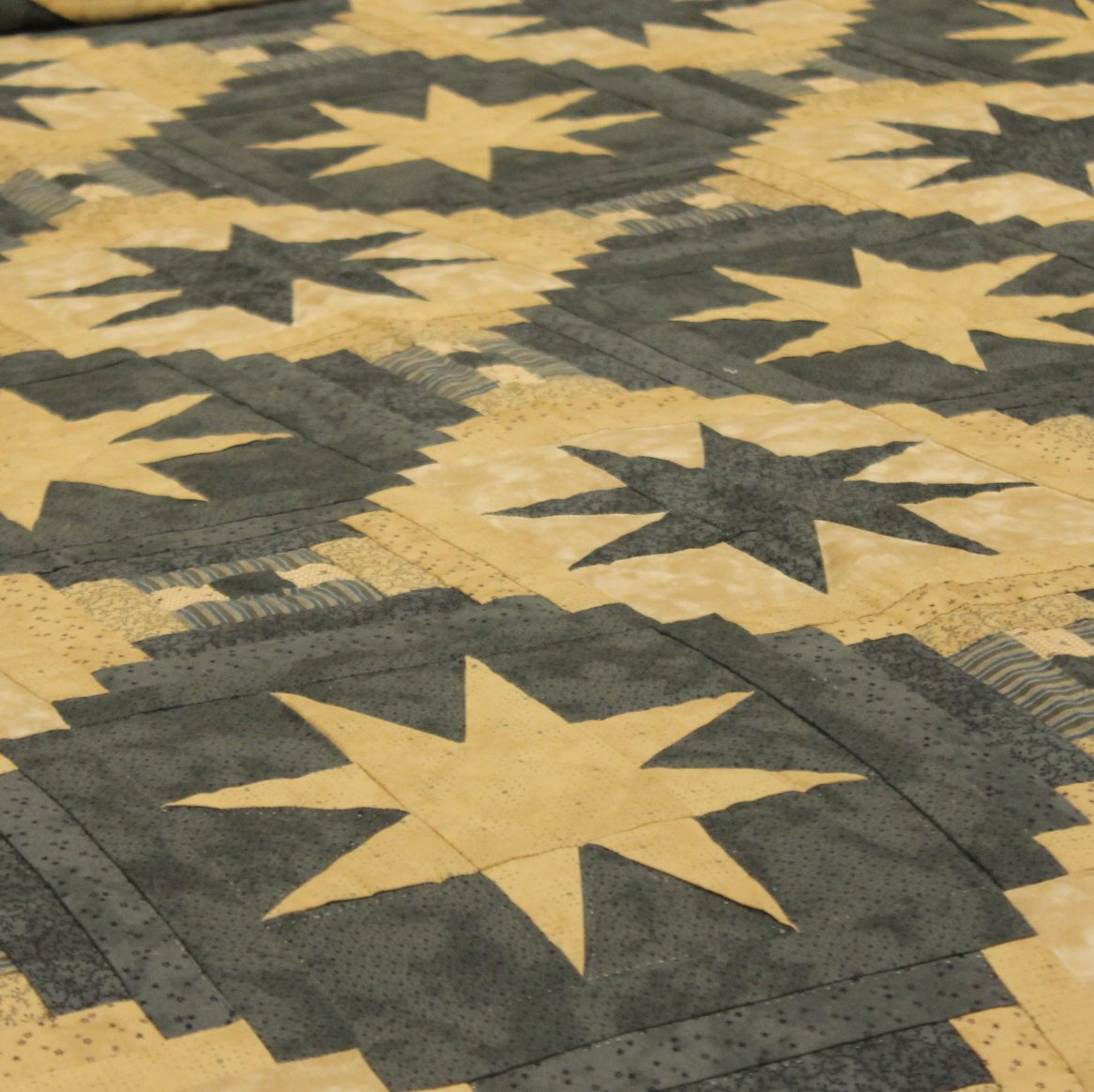 Star Quilt for Sale Slate blue quilt for sale Family Farm