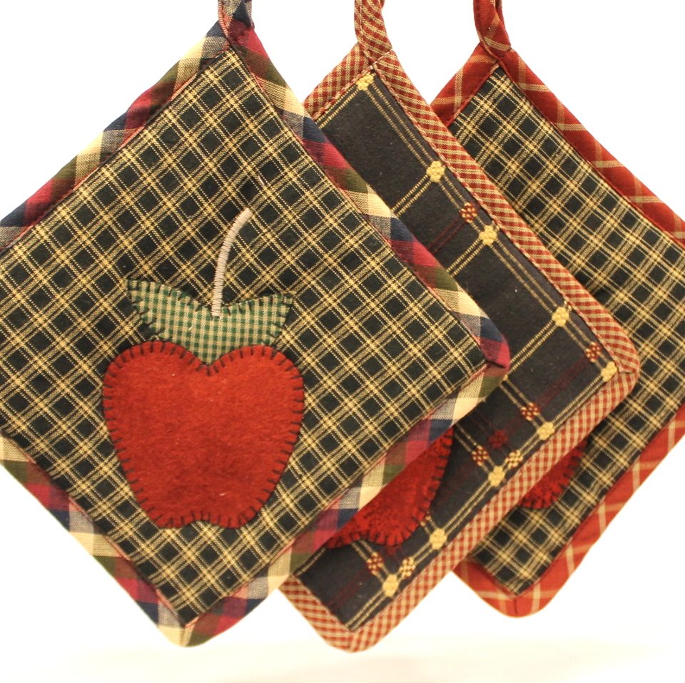 Quilted Potholders for Sale Family Farm Handcrafts Family Farm