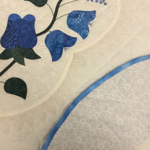 Lacy Heart of Roses Quilt-Queen-Family Farm Handcrafts