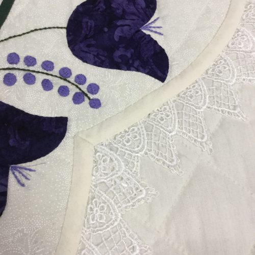 Lacy Heart of Roses Quilt - King - Family Farm Handcrafts