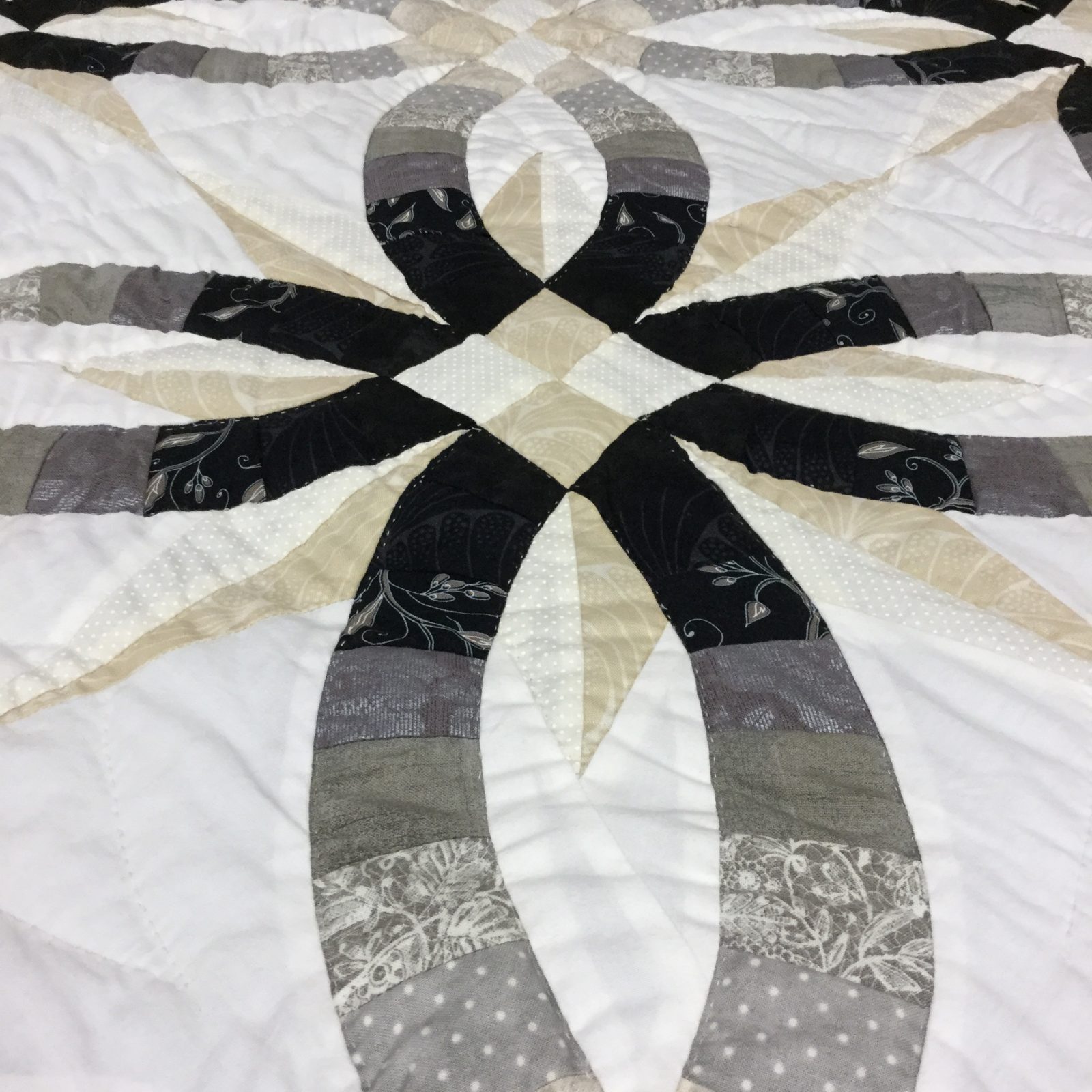 Star Wedding Ring Quilt King Family Farm Handcrafts