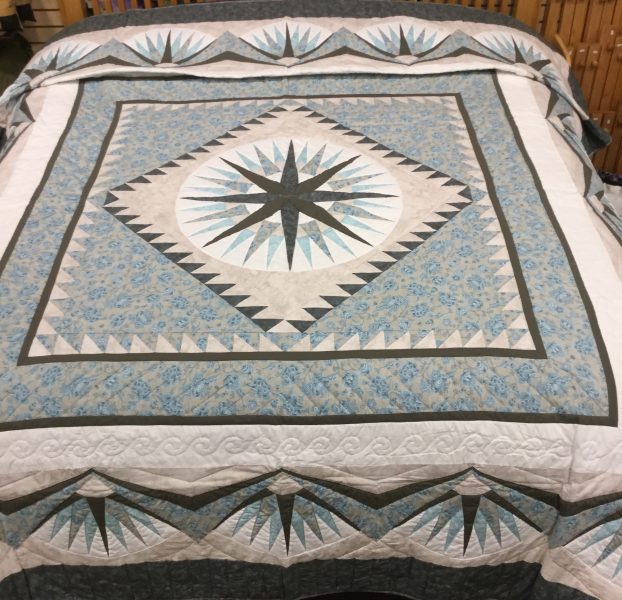 Mariner's Compass Quilt King Family Farm Handcrafts