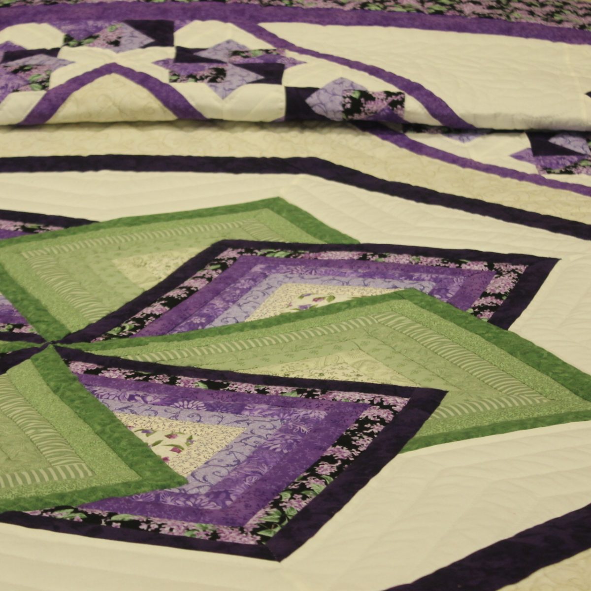 Spin Star Quilt Queen Family Farm Handcrafts Handmade