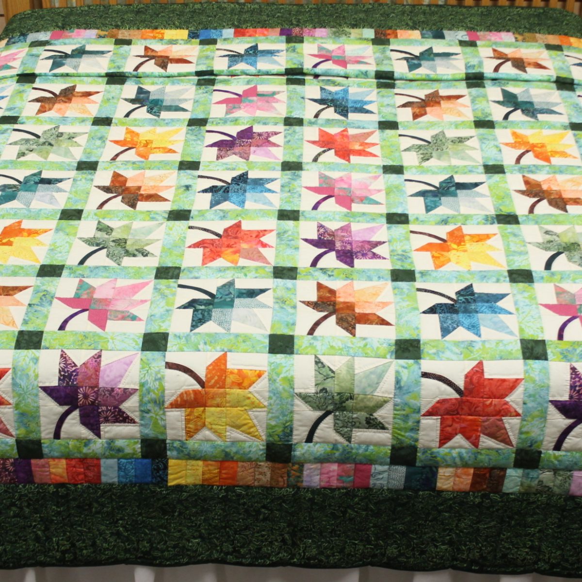 Quilts for sale Amishmade quilts Autumn Splendor King Quilt